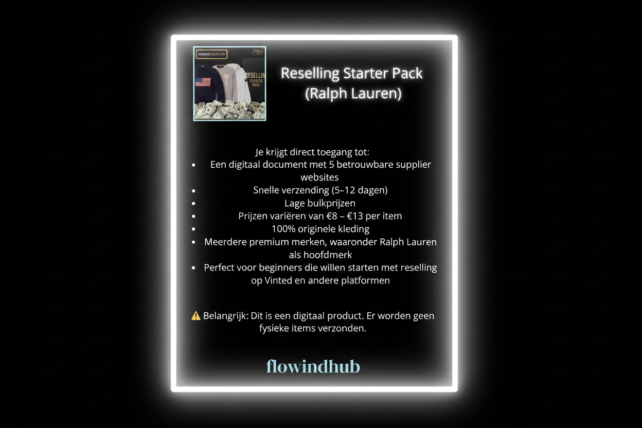 Reselling starter pack-(Ralph Lauren)